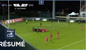 PRO D2 - Résumé Biarritz Olympique-Oyonnax Rugby: 21-34 - J23 - Saison 2020/2021