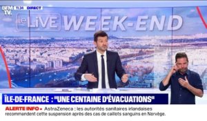 Île-de-France: "une centaine d'évacuations - 14/03