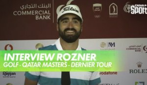 Interview d'Antoine Rozner - Golf - Qatar Masters