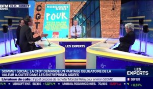 Les Experts : Sommet social, la CFDT demande un partage obligatoire de la valeur ajoutée dans les entreprises aidées - 15/03