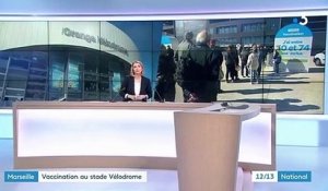 Vaccins contre le Covid-19 : le stade Vélodrome de Marseille accueille ses premiers patients