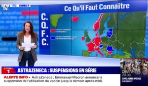 Vaccin AstraZeneca suspendu en France pour 24 heures - 15/03