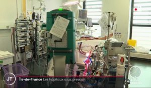Covid-19 : les hôpitaux sous tension en Île-de-France