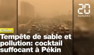 Chine: La pollution de l'air au plus haut du fait d'une tempête de sable