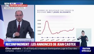 Jean Castex: "La progression de l'épidémie s'accélère nettement"