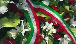 L'Italie commémore les victimes du Covid-19 à Bergame