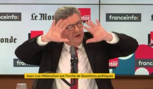 Jean-Luc Mélenchon s'insurge contre ceux qui demande la dissolution de l'UNEF