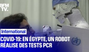 Covid-19: en Égypte, un robot réalise des tests PCR