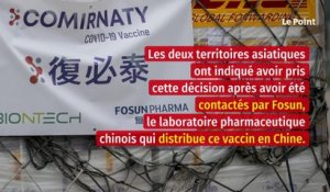 Covid-19 : Macao et Hongkong suspendent le vaccin Pfizer-BioNTech