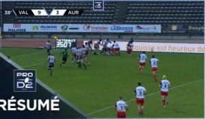 PRO D2 - Résumé Valence Romans Drôme Rugby-Stade Aurillacois:  37-12  - J24 - Saison 2020/2021