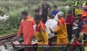 Taïwan : des dizaines de morts dans un accident de train