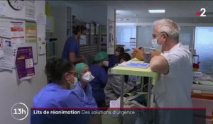 Covid-19 : les hôpitaux s'adaptent au manque de lits en réanimation