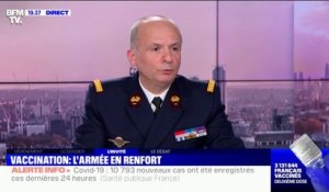Général Rigal-Sastourné: "On doit faire 1000 vaccinations par jour" dans les hôpitaux militaires contre le Covid-19