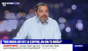 "On a de la chance d'être encore vivants": Stéphane Tapie rapporte les propos de son père après l'agression dont il a été victime