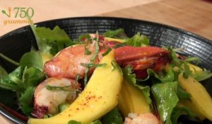 Salade de mangue au homard