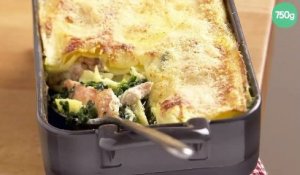 Lasagnes au saumon et épinards