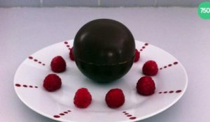 Sphère chocolat crème mascarpone