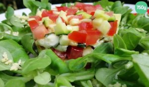 Salade de courgettes crues à l'huile de cameline