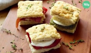 Mini-sandwiches foccacia