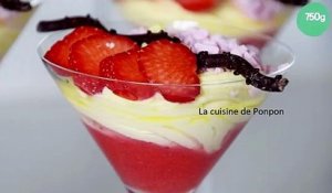 Crème mascarpone et fraises