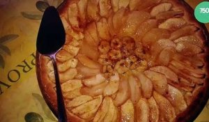 Tarte pommes, poires, bananes