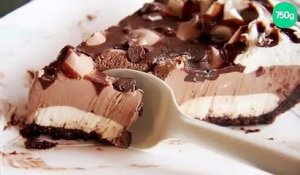 Tarte glacée chocolat et caramel