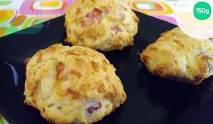 Scones au gruyère et lardons