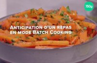 Carottes à la chermoula et pesto de fanes de carottes