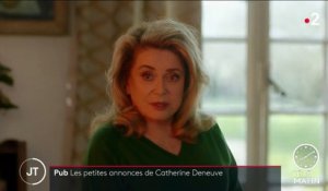 Catherine Deneuve fait preuve d’autodérision dans une publicité