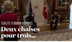 Ursula von der Leyen privée de chaise au côté d'Erdogan au profit de Charles Michel
