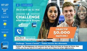 Challenge Jeunes d'avenir : Thales à Cannes et Valbonne embauche plus d'alternants en 2021 !
