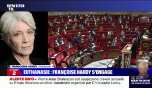 Françoise Hardy: "Le fait qu'Emmanuel Macron ne soit pas pour la légalisation de l'euthanasie, ça me déçoit au plus haut point"