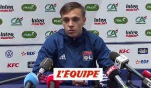 Caqueret : « On s'est arrêté de jouer » - Foot - Coupe - OL