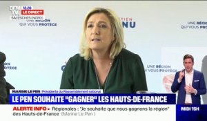 Vaccination: selon Marine Le Pen, "la stratégie est marquée du sceau de la pénurie"