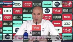 Zinedine Zidane veut que Lionel Messi reste au Barça