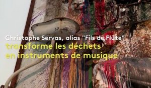 "Fils de Flûte" fait son show au Mamac de Nice avec ses drôles instruments de musique