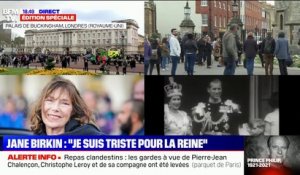 Mort du prince Philip: Jane Birkin se dit "triste pour la reine"