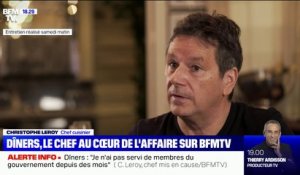 Dîner au palais Vivienne: il y avait "37 personnes entre 17h30 et 22h", selon Christophe Leroy