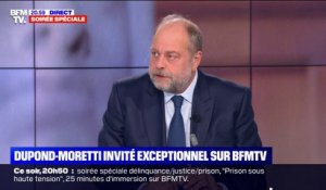 Éric Dupont-Moretti: "Je suis le ministre des prisonniers et le ministre de l'administration pénitentiaire"