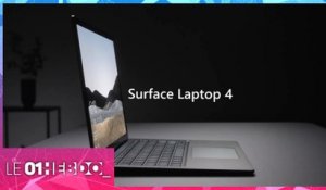 01Hebdo #308 : Microsoft dévoile son Surface Laptop 4