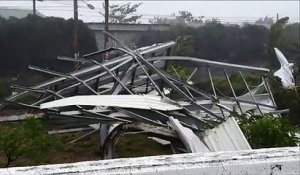 Le sud-est de Taïwan frappé par le typhon Meranti