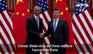 Climat: Etats-Unis et Chine ratifient  l'accord de Paris