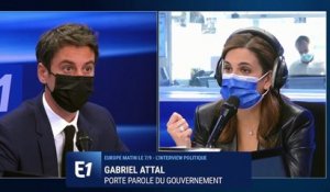 Coronavirus - Le porte-parole du gouvernement Attal annonce des contrôles et "une amende de 1.500 euros" - VIDEO