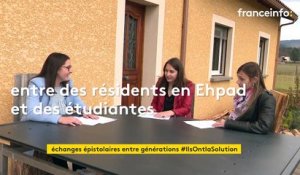 Des résidents en Ehpad d’Auverge échangent des lettres avec des étudiants pour rompre l’isolement