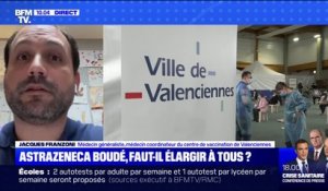 AstraZeneca: le médecin Jacques Franzoni, coordinateur du centre de vaccination de Valenciennes, estime qu'il y a "un problème d'informations et de pédagogie" au niveau de certains patients