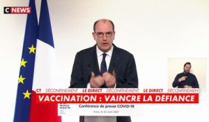 Jean Castex sur les doutes autour du vaccin AstraZeneca : "J'invite chacune et chacun de ceux qui le peuvent à se faire vacciner"