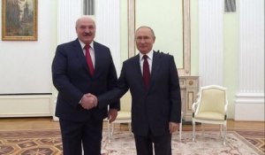 Rencontre Poutine-Loukachenko à Moscou : le conflit ukrainien au menu des discussions