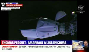 Les images de l’amarrage de la capsule Crew Dragon à la Station spatiale internationale