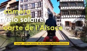 Le défi écologique d'un Alsacien : rouler dans un rayon de 100 km autour de Strasbourg avec un vélo électrique solaire