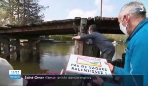 Pas-de-Calais : les bateaux des marais de Saint-Omer limités à 6 kms/h